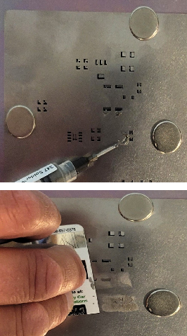 Node Card assembly – small SMD components placement