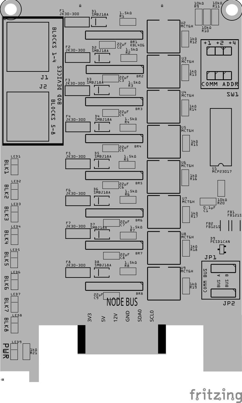 BOD Card PCB