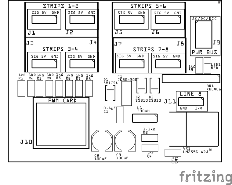NeoPixel Breakout Board PCB