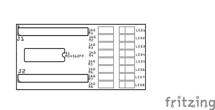 SuperMini I/O Status Shield PCB