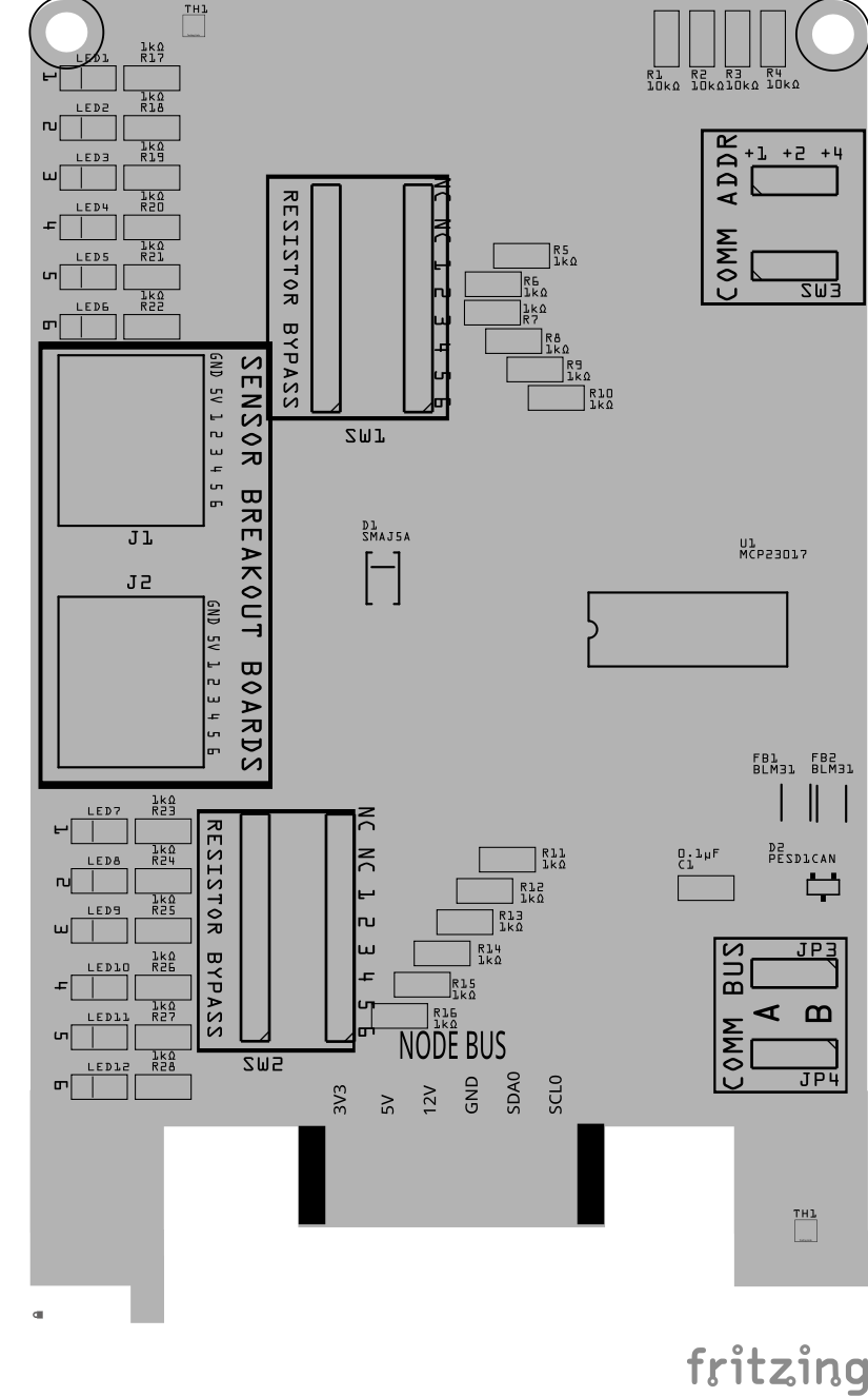 Sensor Card PCB
