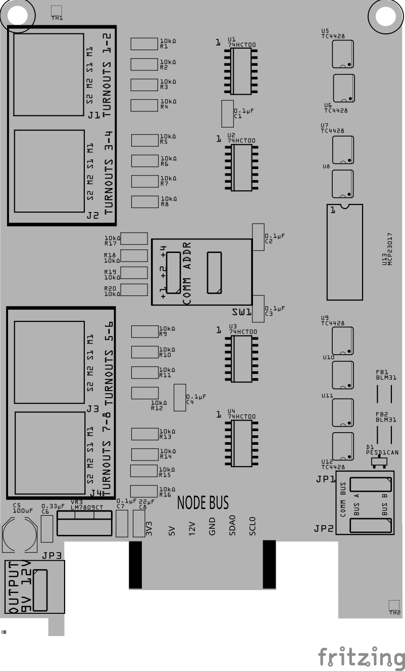 Turnout Card PCB
